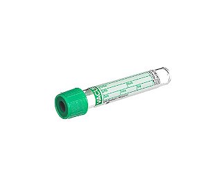 Tubo Verde 4ml com Heparina Litica e Gel C/50 Unidades Vacuette - Greiner