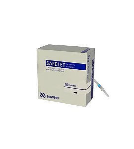 Cateter Intravenoso ETFE 16G X 1 ¼ C/ 50 Unidades - Nipro Safelet