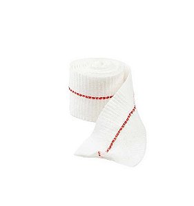 Bandagem Elástica P/ Fixação de Curativos 3,5cm x 10m Tubifast Vermelho - Molnlycke
