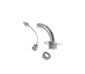 Cânula de Traqueostomia Metalica Nº 03 Standard Fonada e Fenestrada - Stylle