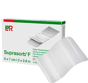 Curativo de Filme Transparente 5cm x 7cm Suprasorb F (Unidade) Estéril - Lohmann & Rauscher