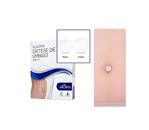 Órtese De Silicone P/ Umbigo Esférica Perola Abdominoplastia - Siliskin