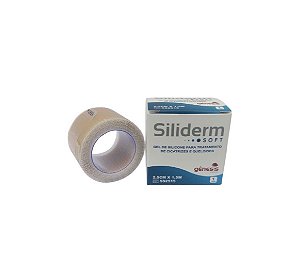 Fita Gel de Silicone 2,5cm x 1,5m Para Tratamento de Cicatrizes e Queloides Siliderm Soft - Genesis