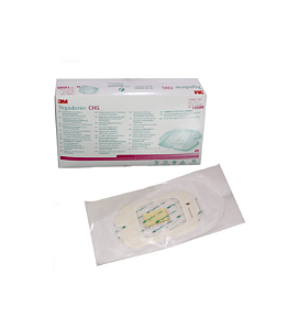 Curativo Filme Transparente Tegaderm CHG 10cm x 12cm C/ Clorex 2% ref: 1658R - 3M