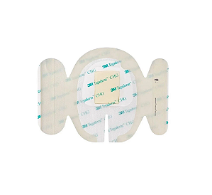Curativo Filme Transparente Tegaderm CHG 7cm x 8,5cm C/ Clorex 2% ref: 1660R - 3M