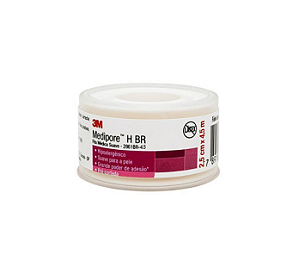 Fita Médica Suave 2,5cmx4,5m Medipore 2861BR - 3M