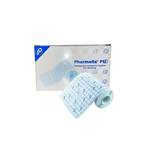 Filme Transparente 5cmx 10m Rolo Adesivo Hipoalergênico - Pharmafix