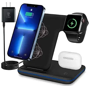 Carregador Sem Fio 4 em 1 20w Por Indução FCA-QW26.