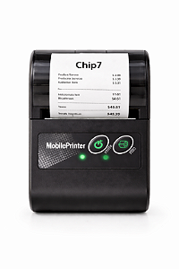 Impressora Térmica Portátil Bluetooth Mobile Printer Sem Tinta Android iOS.