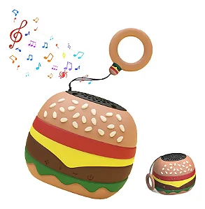 Caixa de Som Bluetooth Hamburger T-77 3W.