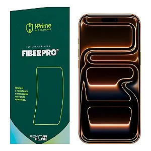 Pel. HPrime Apple iPhone 17 Pro Max - Preto  1 - FiberPRO compativel c/ Aplicador Inteligente