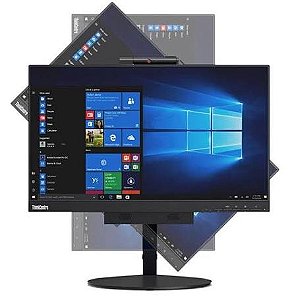 Monitor Lenovo Thinkcentre Com Regulagem com Touch e câmera 22"