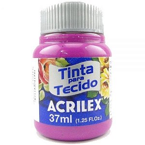 TINTA TECIDO FOSCA ACRILEX 37ML - MAGENTA 549