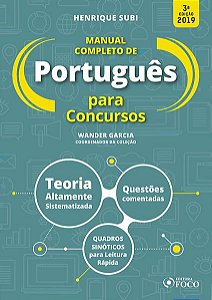 MANUAL COMPLETO DE PORTUGUÊS PARA CONCURSOS - 3ª EDIÇÃO - 2019