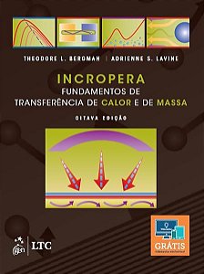 INCROPERA - FUNDAMENTOS DE TRANSFERÊNCIA DE CALOR E DE MASSA