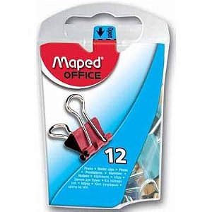 BINDER 15MM ESTOJO C/12 UNID MAPED CORES