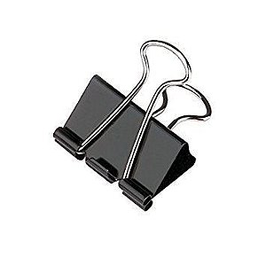 BINDER CLIPS 19MM PRETO CIS/BRW UNID