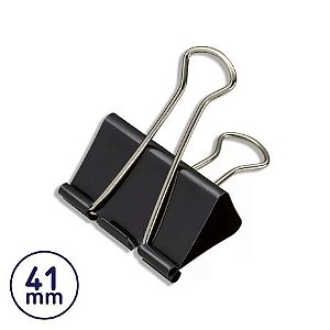 BINDER CLIPS 41MM PRETO CIS/BRW UNID
