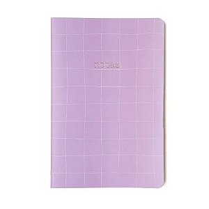 CADERNETA CICERO A5 S/PAUTA PASTEL LILAS QD 64PAG