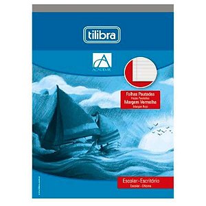 BLOCO TILIBRA A4 BROCHURA PAUTADO ACADEMIE 50FLS