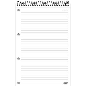 BLOCO TILIBRA A4 ESPIRAL CAPA FLEX ORGANIZER C/ PAUTA GR