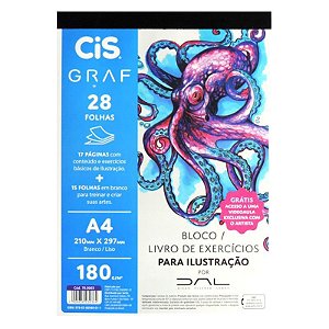 BLOCO CIS P/ ILUSTRACAO COM EXERCICIOS 180G 28FLS