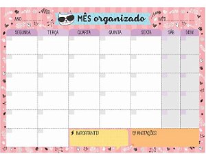 BLOCO MENSAL DE MESA BM72 CARTOES GIGANTES