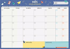 BLOCO MENSAL DE MESA BM76 CARTOES GIGANTES 24FLS