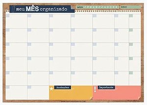 BLOCO MENSAL DE MESA BM81 CARTOES GIGANTES 24FLS