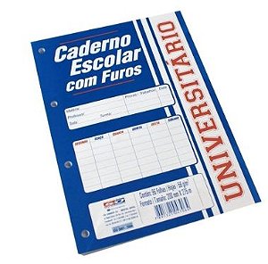 BLOCO P/ FICHARIO SAO DOMINGOS A4 96FLS BRANCO - SD