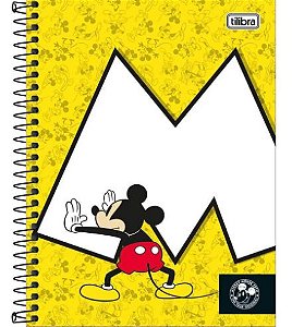 CADERNO TILIBRA TILIBRA COLLEGE ESPIRAL CD 10M  MICKEY 160F