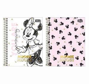 CADERNO TILIBRA COLLEGE ESPIRAL CD 10M MINNIE 160F