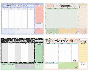 BLOCO PLANNER SEMANAL 40FLS - CARTOES GIGANTES