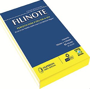 BLOCO FILINOTE COLORIDO 80FLS