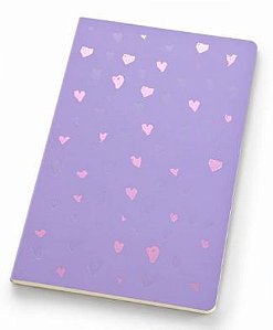 CADERNETA OTIMA PAPERTALK ROMANTIC PAUTADA - LILAS
