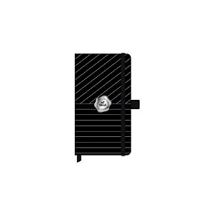 CADERNETA OTIMA PAPERTALK SLIM NOIR PAUT 4652-1 SELO PT