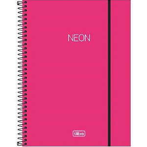 CADERNO TILIBRA A4 10M ESP NEON PINK 160FLS