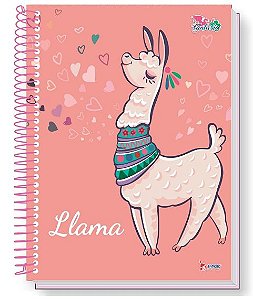 CADERNO A4 ESPIRAL 10M CD - TAMOIO LHAMA 200FLS
