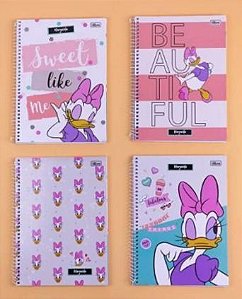 CADERNO TILIBRA A4 ESPIRAL 10M CD MARGARIDA 160FLS