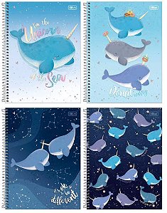 CADERNO TILIBRA A5 ESPIRAL BUBBLE 80FLS