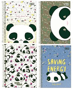 CADERNO TILIBRA A5 ESPIRAL CD LOVELY FRIEND 80FLS