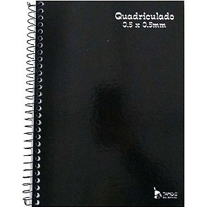 CADERNO A4 ESPIRAL 1M CD - TAMOIO QUADRICULADO 96F