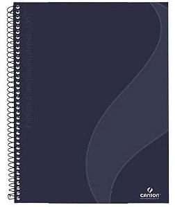 CADERNO A4 ESPIRAL CANSON PAUTADO 80FLS - AZUL