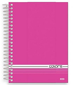 CADERNO A4 ESPIRAL PINK 10M CD COLORS 200F