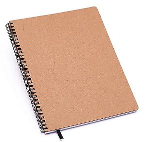 CADERNO A4 ESPIRAL S/PT CD CICERO - KRAFT 96FLS