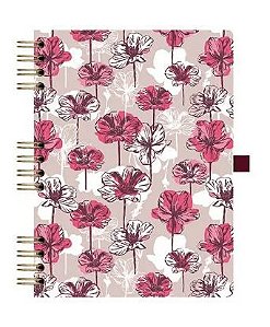 CADERNO ESPIRAL CAPA DURA FLORAL 177 4192-2 RS