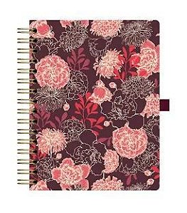 CADERNO ESPIRAL CAPA DURA FLORAL 177 4194-6 VM