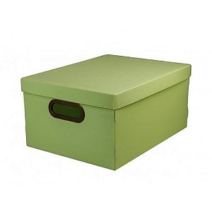 CAIXA ORGANIZADORA DELLO LINHO MEDIA - VERDE