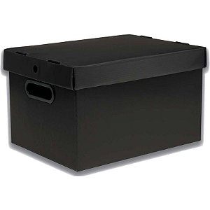 CAIXA ORGANIZADORA POLYCART P 31X23X19 - PRETA