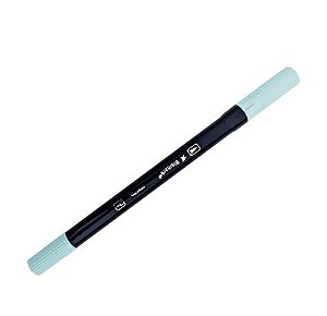 MARCADOR ARTISTICO BISMARK DUALTIP BRUSH #370 AZUL PASTEL